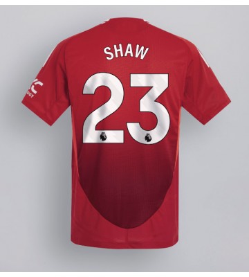 Manchester United Luke Shaw #23 Primera Equipación 2024-25 Manga Corta